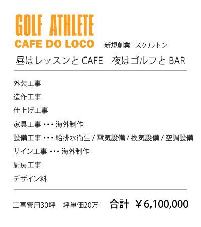 GOLF ATHLETE CAFE DO LOCO - SUNSHOW -