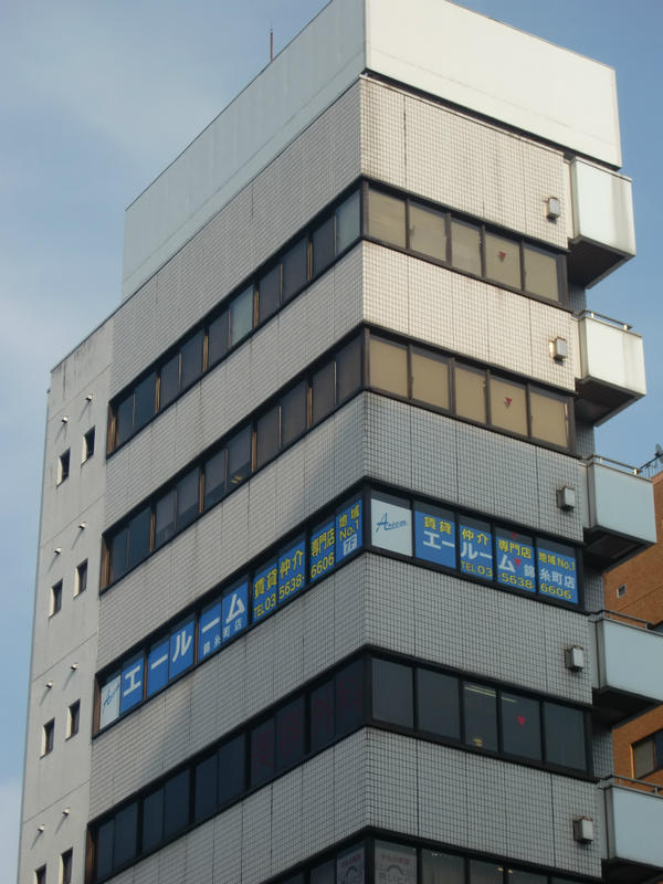 ビル窓面看板