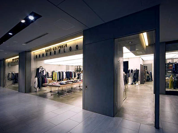 nano universe GROUND FLOOR UMEDA セレクトショップの内装・外観画像