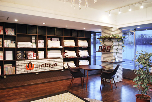 WATAYA showroom - SUNSHOW - 寝具ショールームの内装・外装画像
