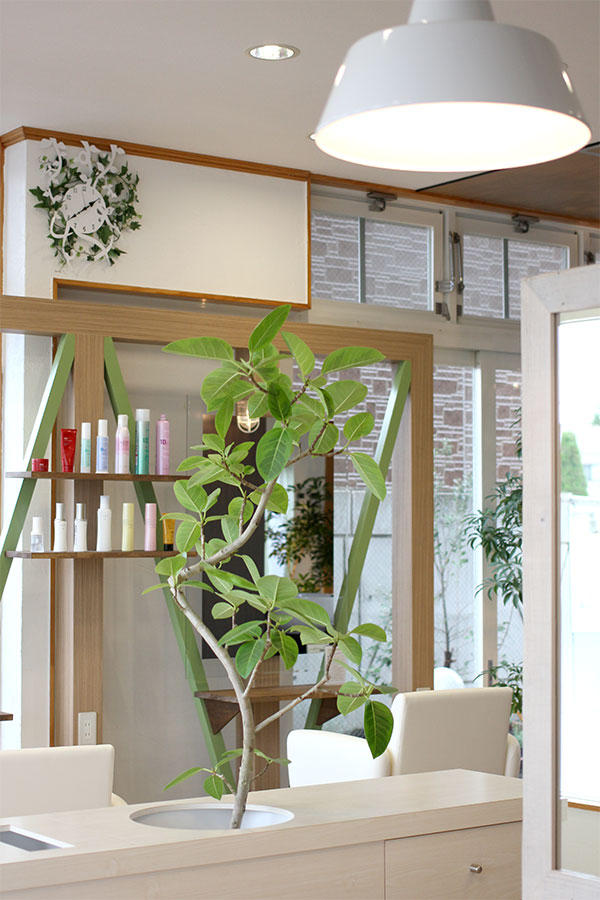 hair & make Lampsy ヘアーサロンの内装・外装画像