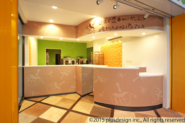 世界で2番めにおいしい焼きたてメロンパンアイス松山銀天街店 飲食系物販店の内装・外装画像