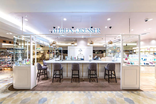 ALBION DRESSER アトレ恵比寿店 ライフスタイルコスメストアの内装・外装画像