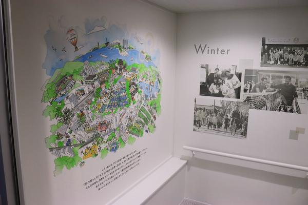 吉田記念テニス研修センター（TTC）　２階＆階段