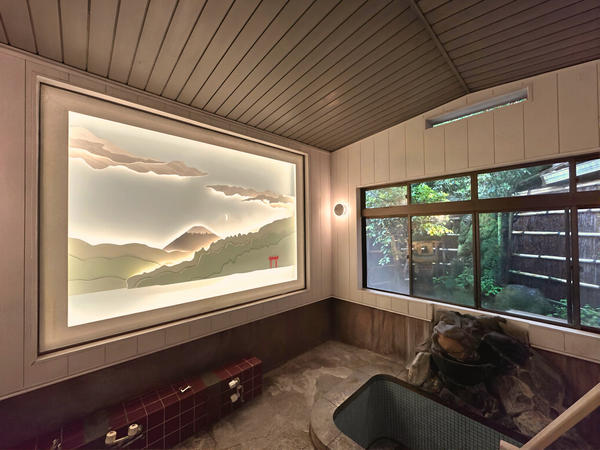 離れ　山家荘　箱根湯本温泉 旅館露天風呂の内装・外観画像