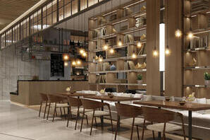 East City Shopping Center F&B ショッピングセンター内のカフェラウンジの内装・外観画像